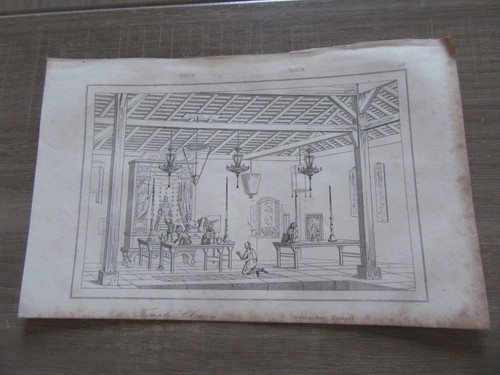 Original gravur 1836 timor - 1836,