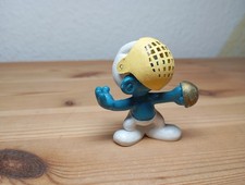 Schleich Fechter Schlumpf mit Helm Visier Zubehör Schlümpfe Bastler Fehlteile 