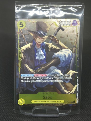 073 sabo promo sealed one - promo,