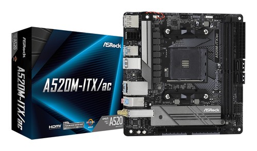 Asrock a520m itx - sockel, am4