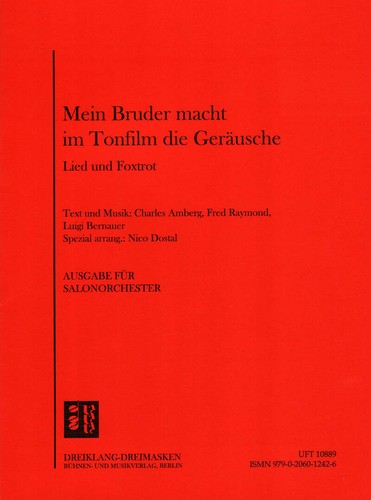 Mein bruder macht tonfilm - mein,