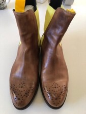 LIEBESKIND Stiefelette 41 Leder Beige Gelb Budapester