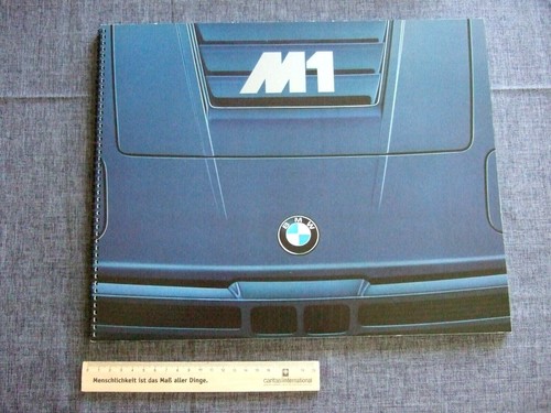 Bmw prospekt mappe m1 - bmw, prospekt-mappe