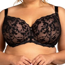 Bügel BH schwarz beige große