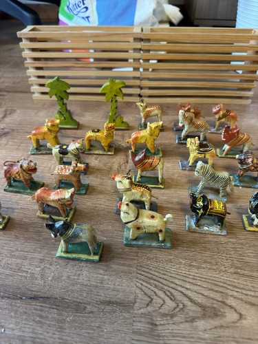 Handbemalte tierfiguren afrika - handbemalte,