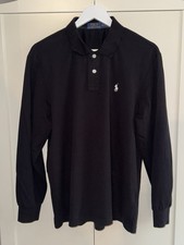 Polo Ralph Lauren Langarm-Poloshirt | Schwarz | Gr. XXL