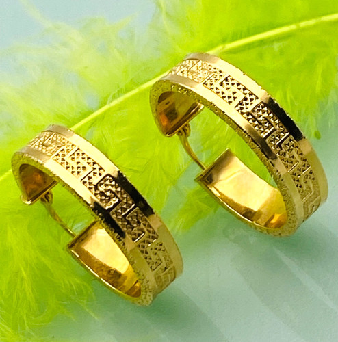 Creolen 750 gelbgold - mm,