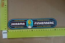 Alter Aufkleber Reise Stadt Land Skigebiet FINKENBERG Zillertal Tirol (BRBB)