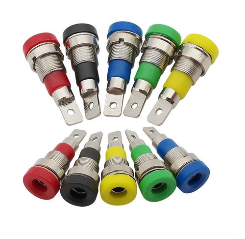 10x einbaubuchse 4mm - 10x,