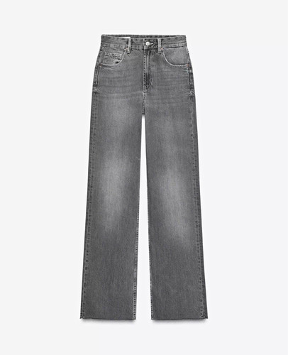 Zara high rise wide - zara, jeans