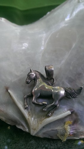 Alter anhänger silber - anhänger, pferd