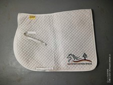 Turnier Schabracke Weiß Sponsoren Springen vs