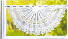 Küchen Scheibengardinen Bogen oder Küchengardine 4 Varianten - 160 cm Breite Neu