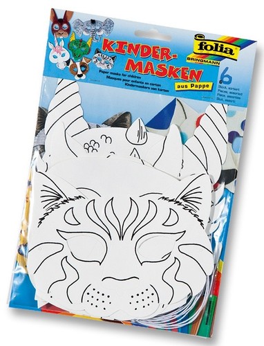 Folia kindermasken bastelset - folia,