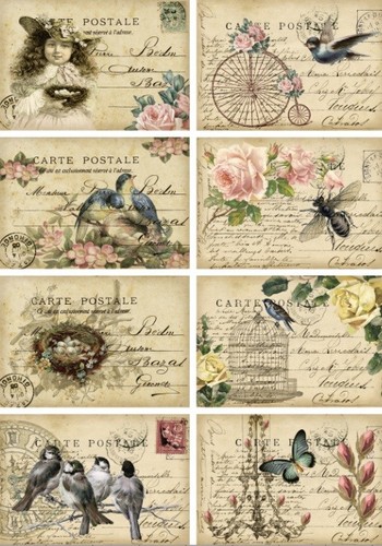 Decoupage bastelpapier - decoupage,