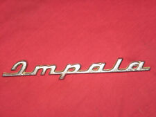 Original Chevrolet Impala  Emblem  Schriftzug  Metall Chrom  Oldtimer