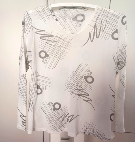 Weißes transparentes shirt - weißes,
