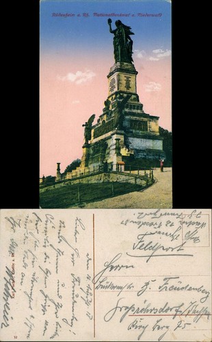 Ansichtskarte rüdesheim - ansichtskarte,