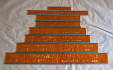 Schriftschablonen Set / Satz - Schriftschablonen Nr. 206 Standardgraph - 13 Stk