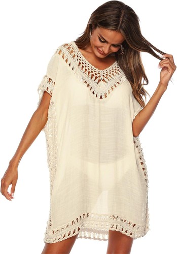 Damen strandkleid poncho - damen,