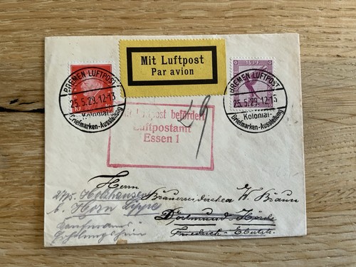 Luftpost brief deutsches reich - brief,