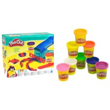 43,82 EUR/kg Play-Doh Knetpresse Fun Factory mit 8er Pack Knete Regenbogen Farbe