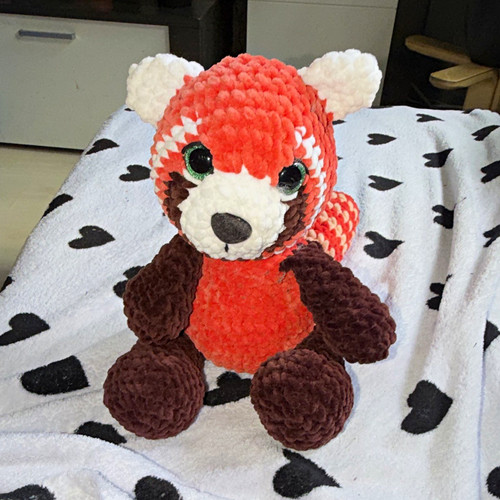 Roter panda kuscheltier - roter,