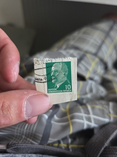 Briefmarke ddr ulbricht - ddr, 10