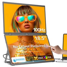 Delta Max Touch 18,5 Zoll Touchscreen 1080P 100Hz Laptop Dual Bildschirm Monitor