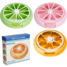 Pillendose rund Tablettenbox 7