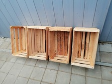 Alte Obstkiste, Holzkiste ca. 50x30x26 cm (L, B, H) - 4 Stück 