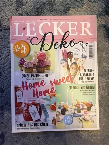 Lecker deko home sweet - home,
