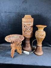 Tischlampe, Vase und