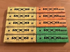 10 Packungen ROOR Longpapers 32 lange Blättchen + 32 Tips