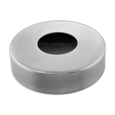 Edelstahl Rosette V2A V4A geschliffen hochglanzpoliert Abdeckung Abdeckrosette