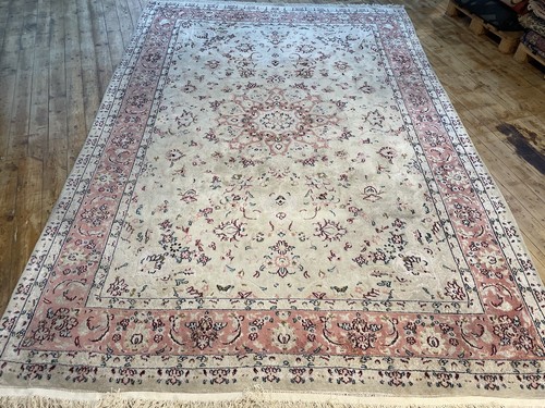 Klassischer teppich tabriz mit - teppich,