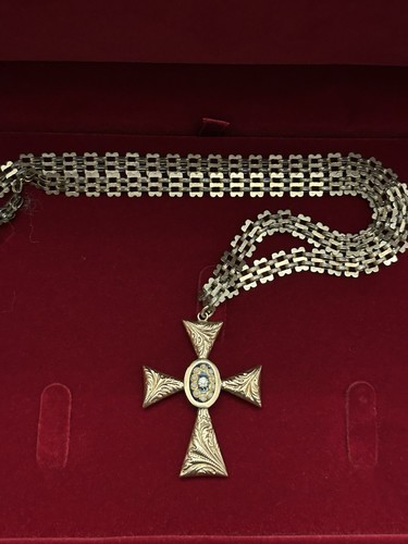 Antikes biedermeier collier - antikes,