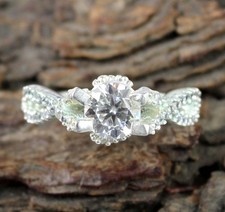 Weiß Diamant Solitaire 1.13