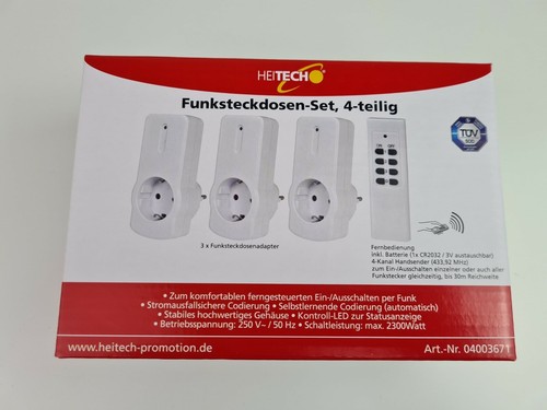 Funksteckdosen set teilig - funksteckdosen,