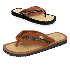 CINNEA® Francis Zimtlatschen Wellness Binsen Zehentrenner gegen Fußhornhaut 