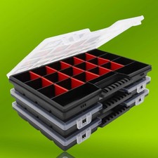Smartpack 2x Sortierkasten Schrauben Werkzeug Aufbewahrungsbox - Organizer