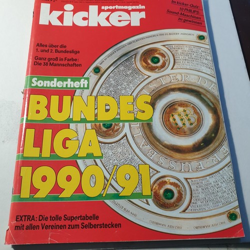 Kicker sonderheft 1990 - kicker, 1990/1991
