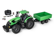 Carson 500907705 1:16 Deutz RC Traktor 8280 TTV 10 mit Anhänger Schlepper