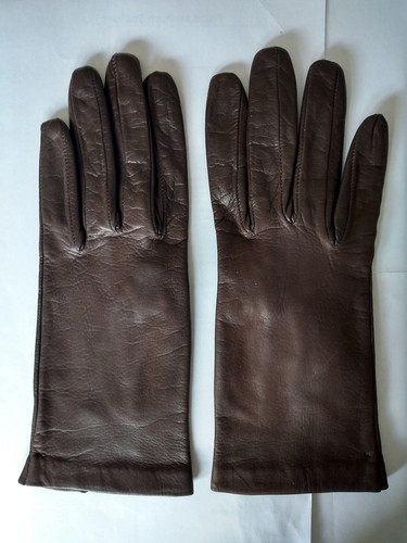 Damen leder handschuhe braun - damen,
