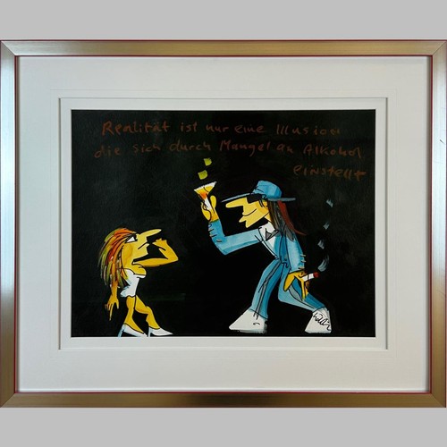 Udo lindenberg unikat aquarell - lindenberg,
