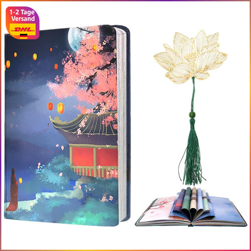 Tagebuch hardcover bunt - hardcover, leeres