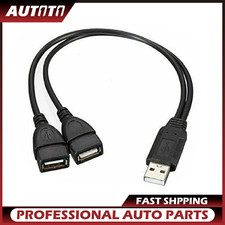 USB 2.0 A Stecker auf 2 Dual