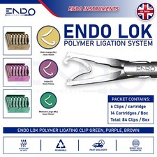 84 X Endolok Clips Polymer