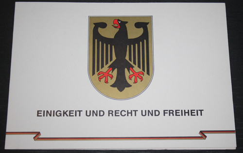 Einigkeit und recht - recht,