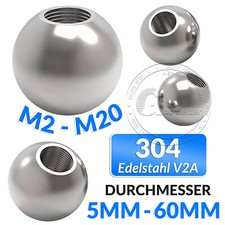 Edelstahl Kugel Ø 5mm 6mm 7mm